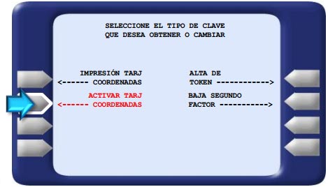 Asociar tarjeta de coordenadas cajeros Link paso 3